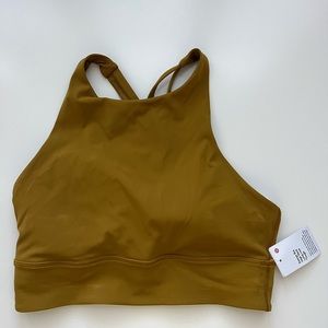 Brand new with tags lululemon energy bra high neck long line size 8.